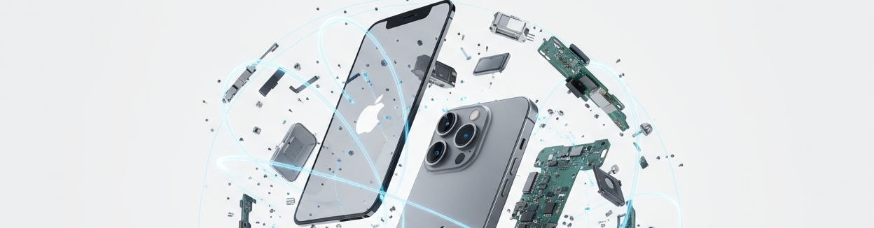 Ein iPhone 17 pro was sich zerlegt und wieder zusammen baut